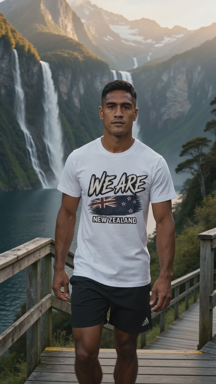 WE ARE New Zealand Heritage Flag Unisex T-Shirt