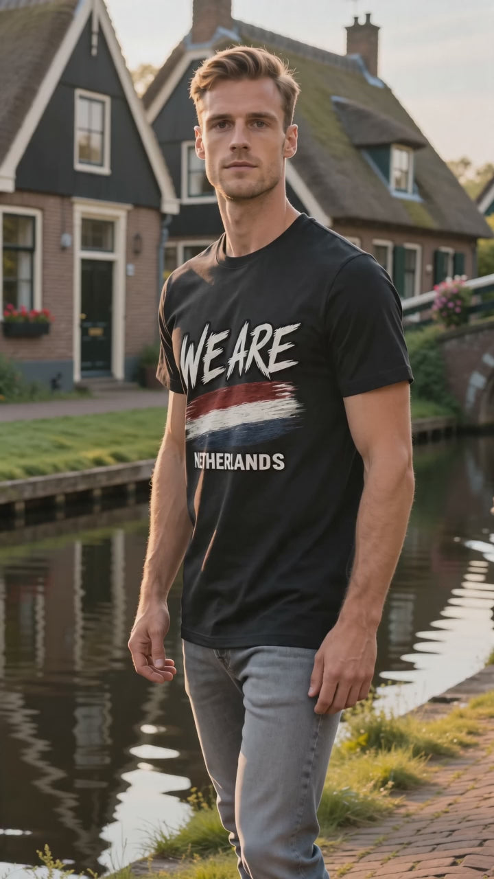 We Are Netherlands Heritage Flag Unisex T-Shirt