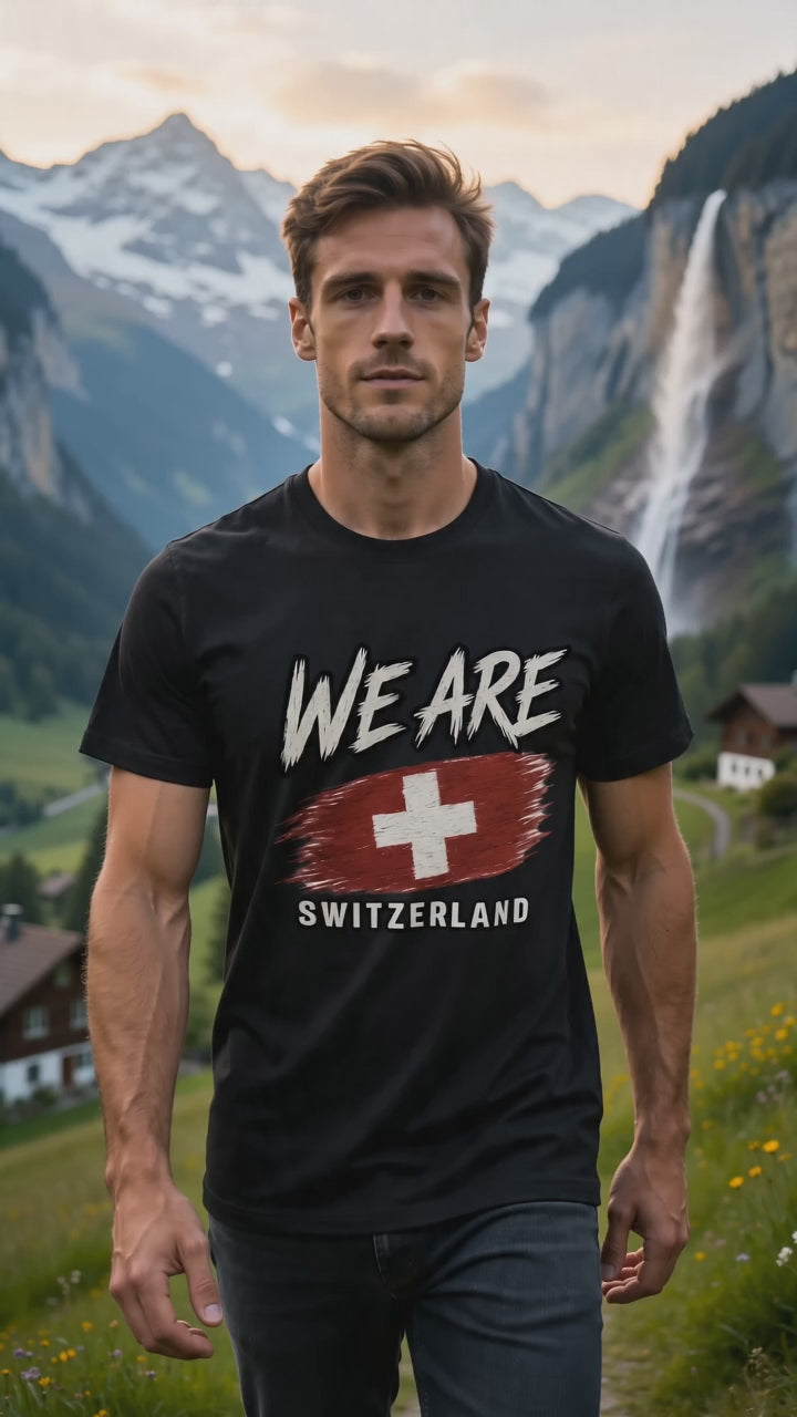 Switzerland Heritage Flag T-Shirt – WE ARE Collection