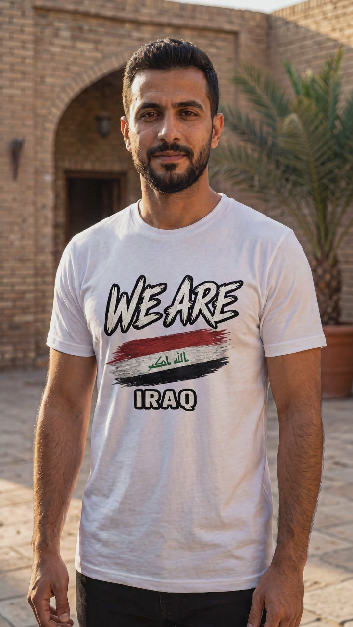 WE ARE Iraq Flag Heritage T-Shirt