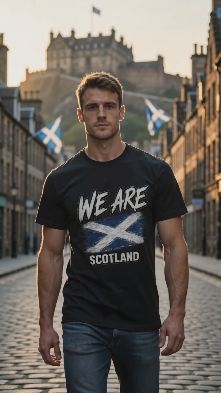 WE ARE Scotland Heritage Flag T-Shirt