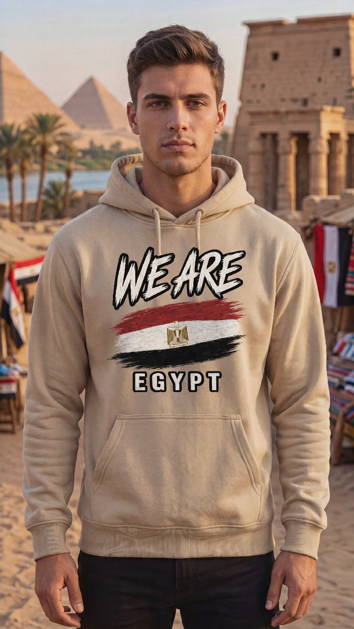 We Are Egypt Heritage Flag Hoodie