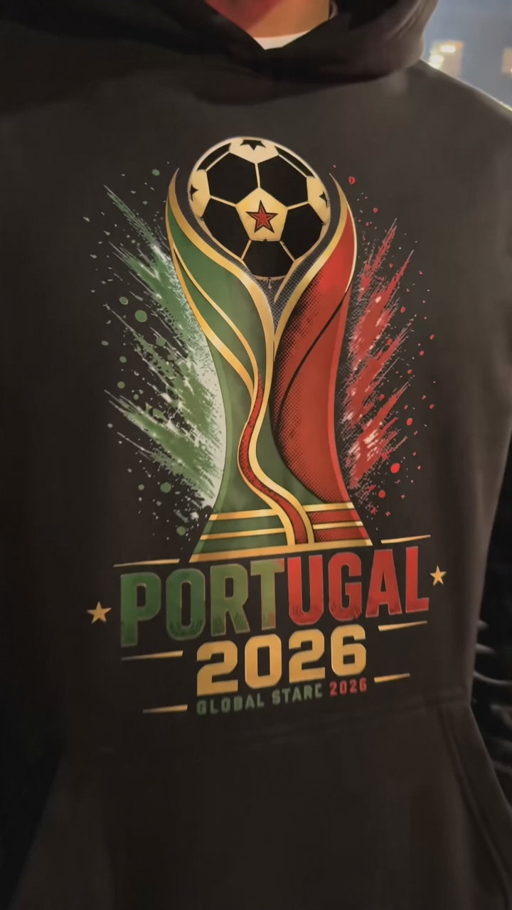 Portugal 2026 Soccer Hoodie | Football Fan Streetwear