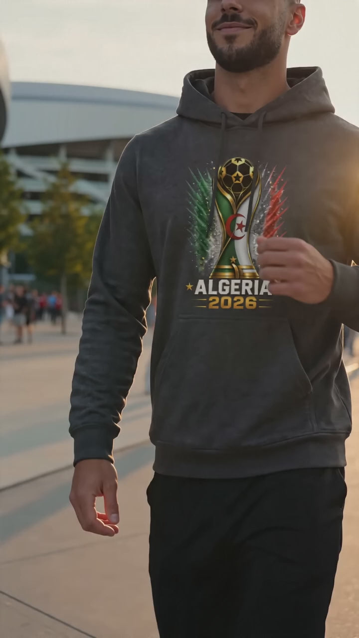 Algeria 2026 Soccer Fan Unisex Hoodie