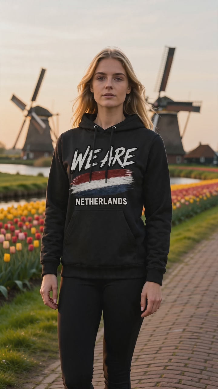 We Are Netherlands Heritage Flag Unisex Hoodie