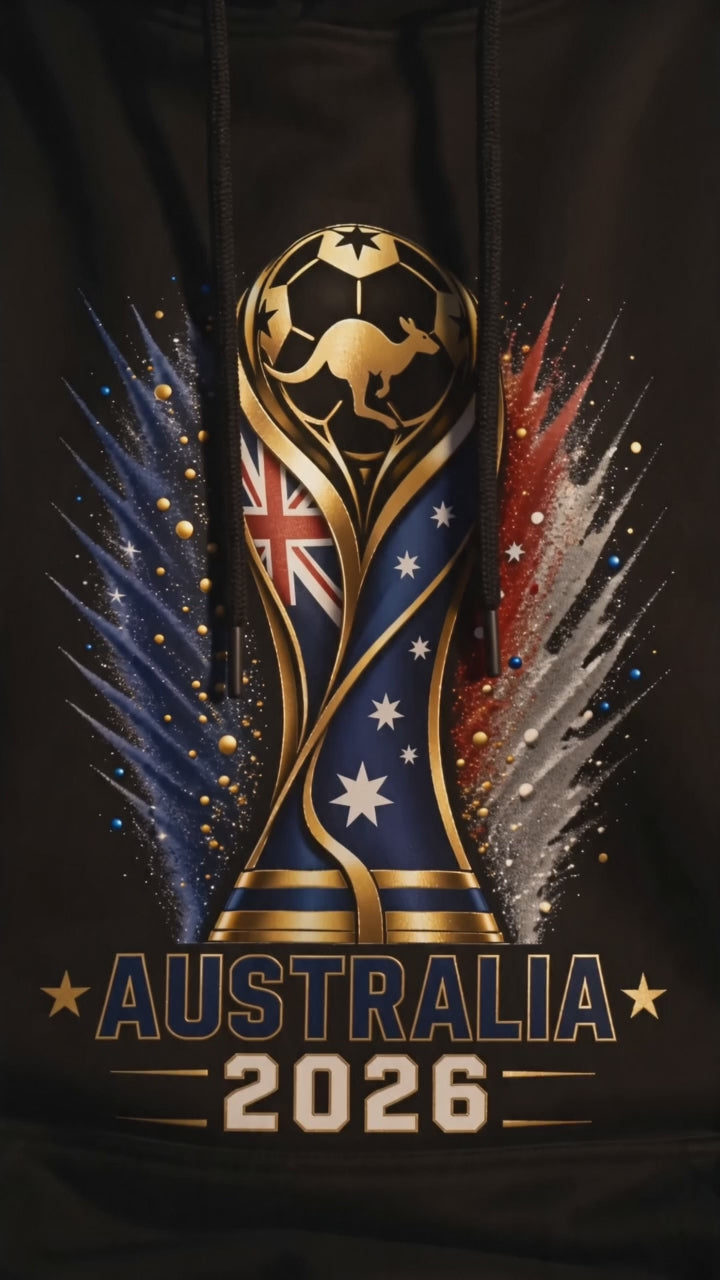 Australia Soccer Hoodie 2026 | Australia Football Hoodie | Socceroos Fan Hoodie