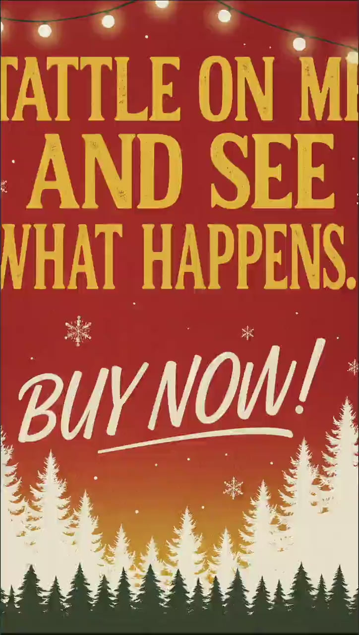 Funny Christmas Shirt for Adults | “Snitches Get Stitches” Holiday Tee | Naughty Elf Humor Shirt