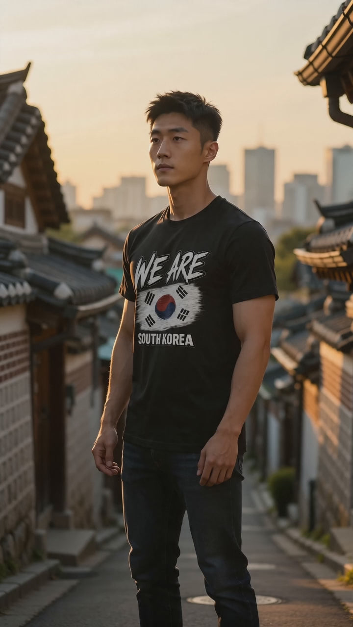 WE ARE South Korea Heritage Flag T-Shirt