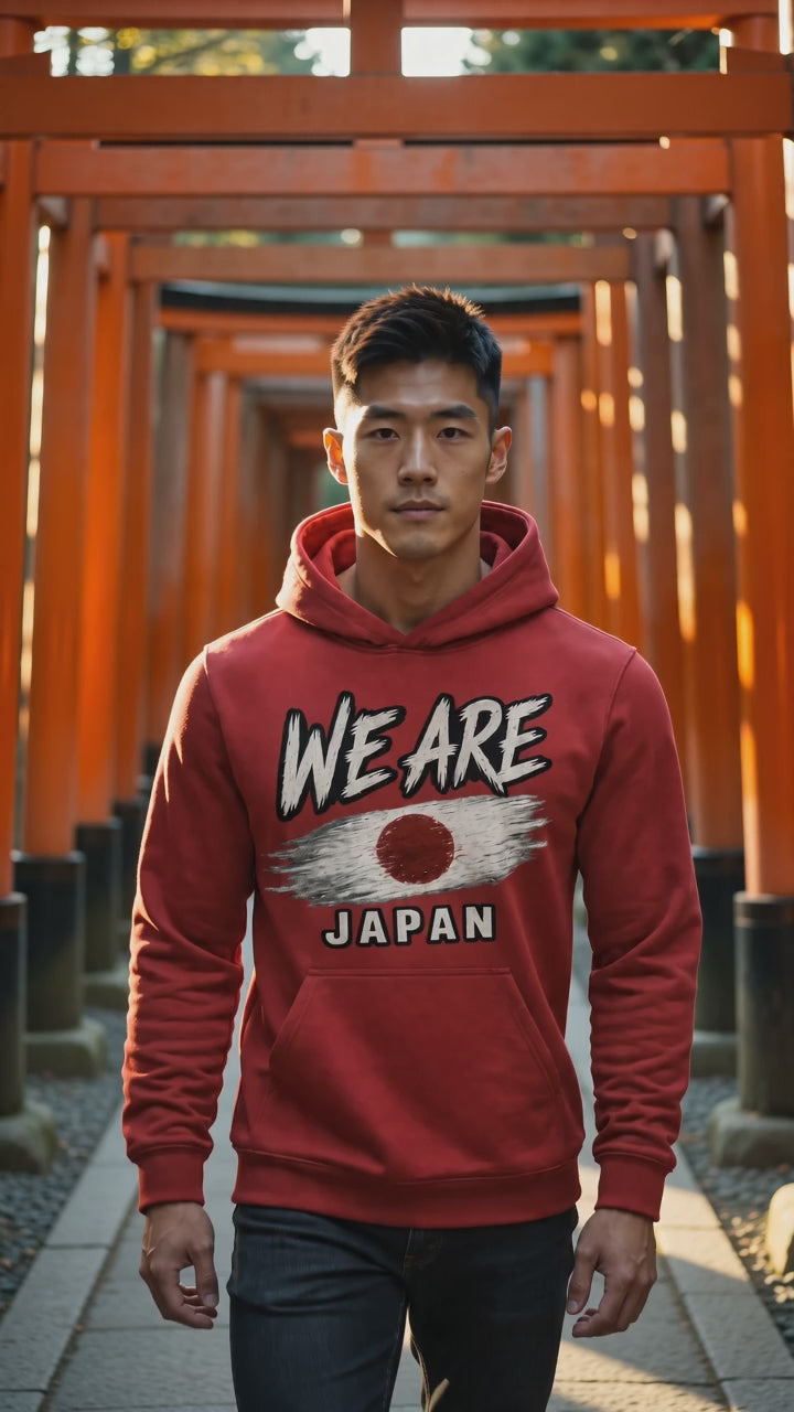 WE ARE Japan Pullover | Japan Heritage Flag Hoodie