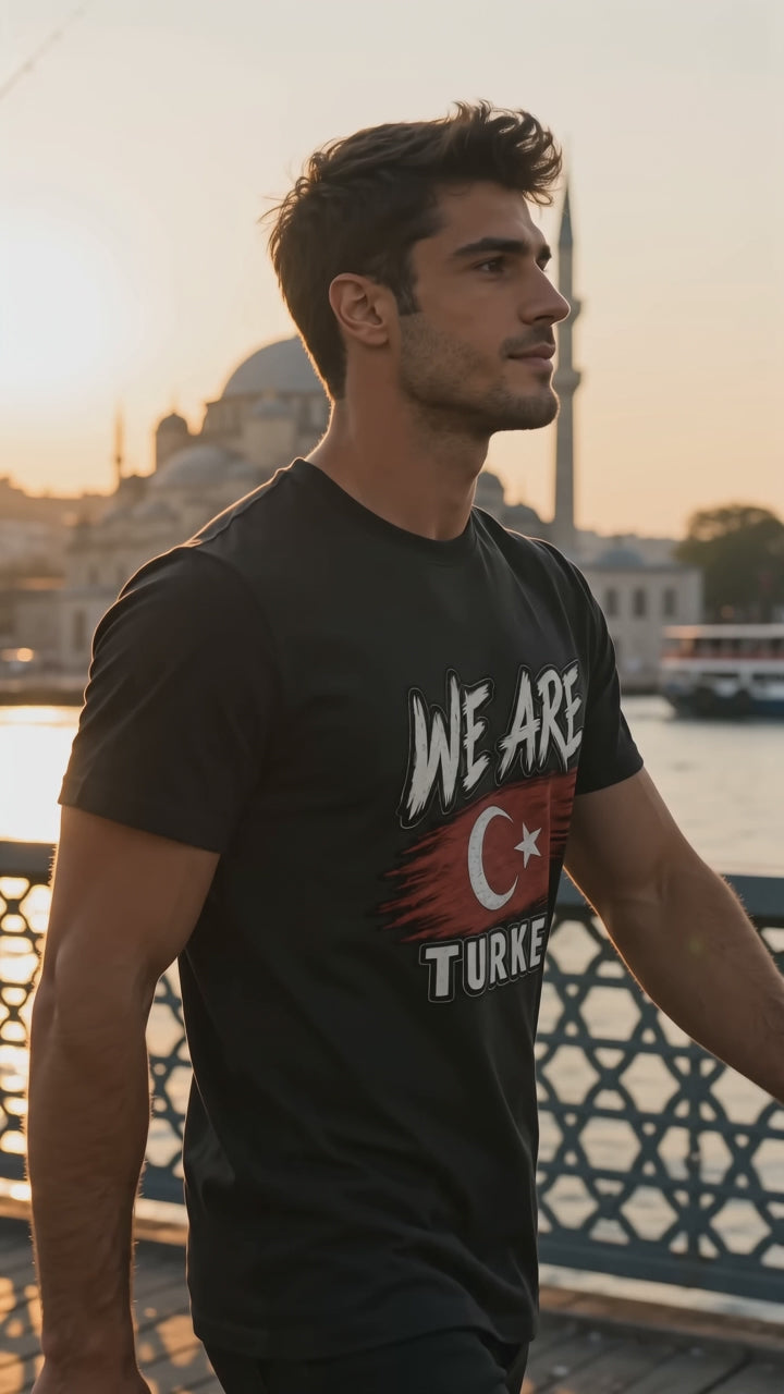 WE ARE Turkey Flag Heritage Unisex T-Shirt