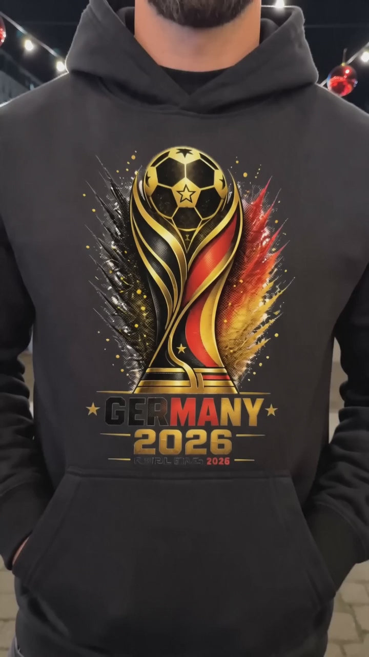 Germany 2026 Soccer Hoodie | German Football Fan Streetwear Hoodie