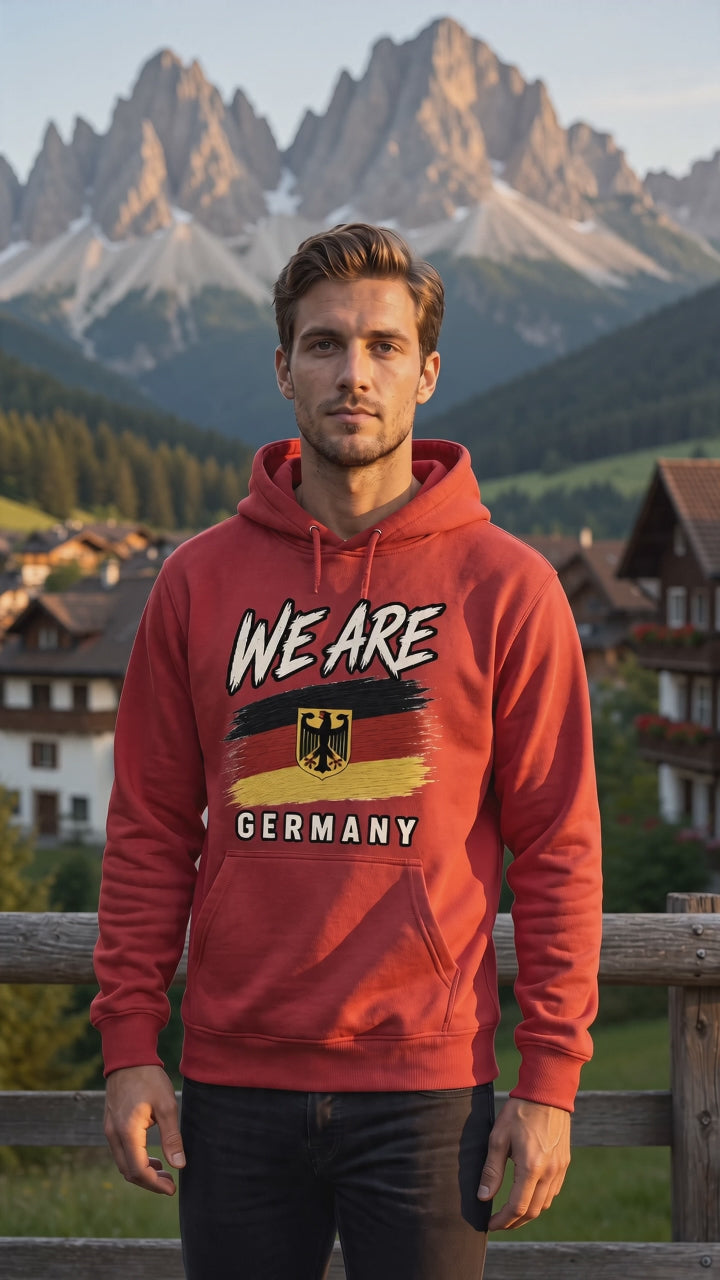 We Are Germany Heritage Flag Unisex Hoodie