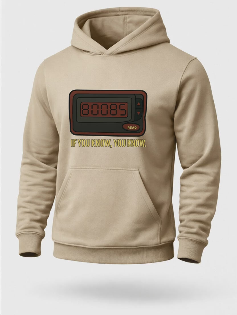 80085 Pager Hoodie – Funny Retro Pager Meme Hoodie