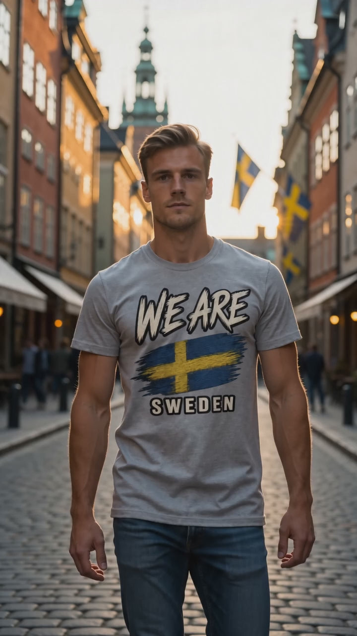 WE ARE Sweden Heritage Flag T-Shirt