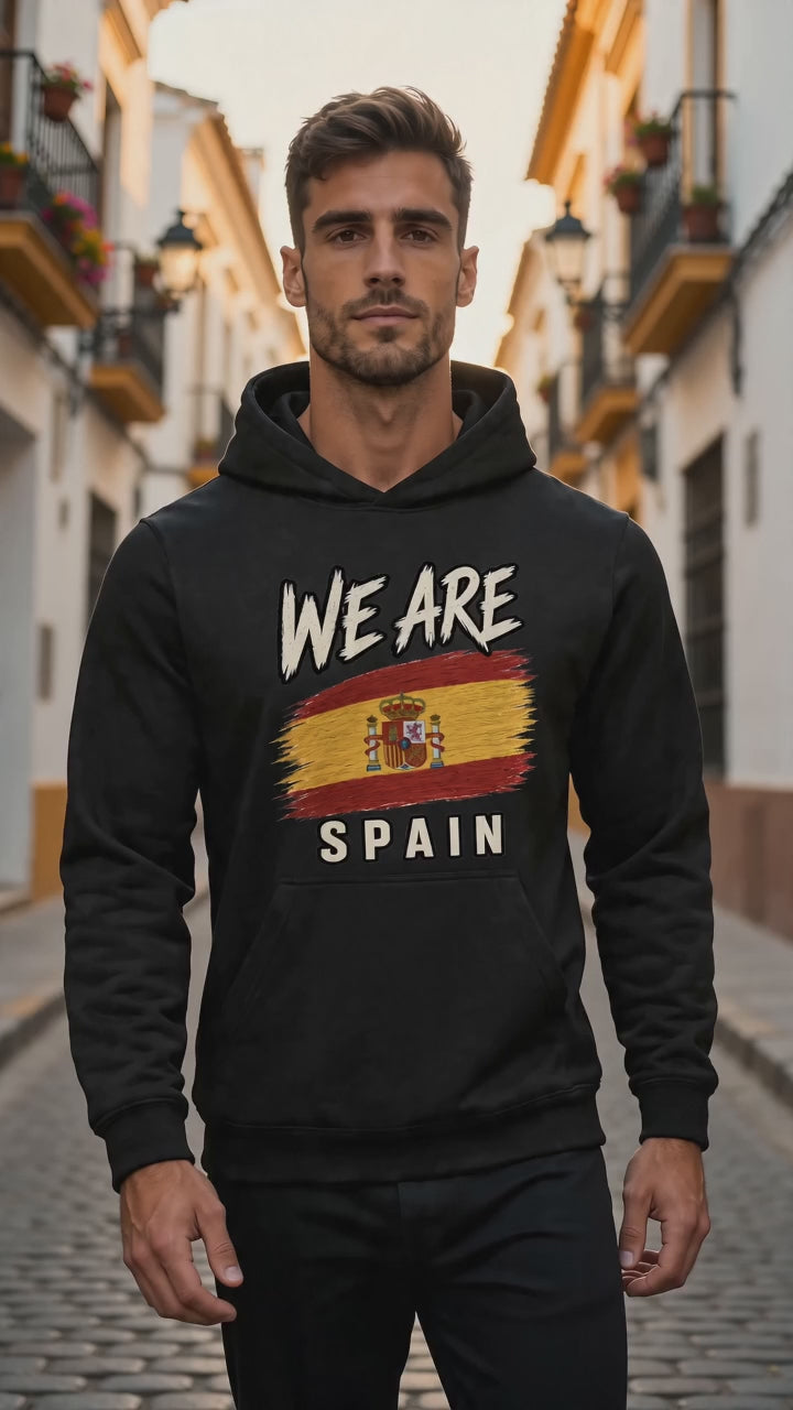 Spain Flag Heritage Hoodie | WE ARE Collection
