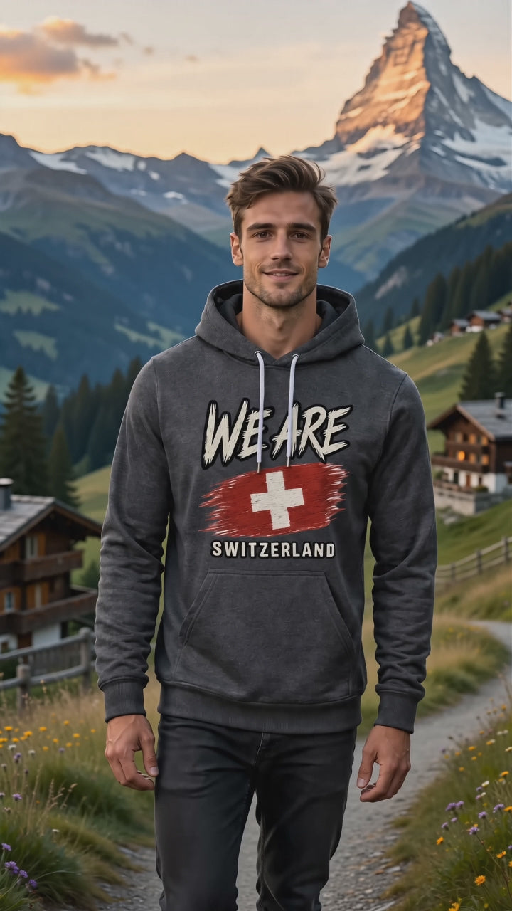 Switzerland Heritage Flag Hoodie – WE ARE Collection