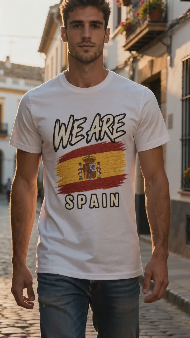 Spain Flag Heritage T-Shirt | WE ARE Collection